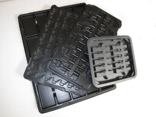 ESD Antistatic Custom Blister Plastic Grid Tray Packaging For Office