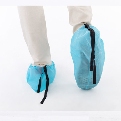 ESD Shoes Cover With Anti Static Conductive Strip, Disposable Nonwoven Cleanroom Shoes Cover