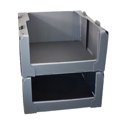 Electroinic Packing Corrugated Plastic Box Stackable For OEM Acceptance