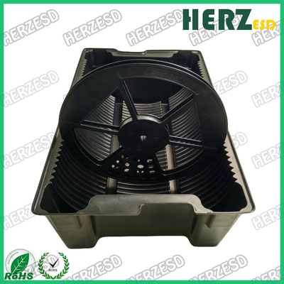 Anti Static Stackable SMD Reel Container , SMD Reel Rack Diameter 170-180mm