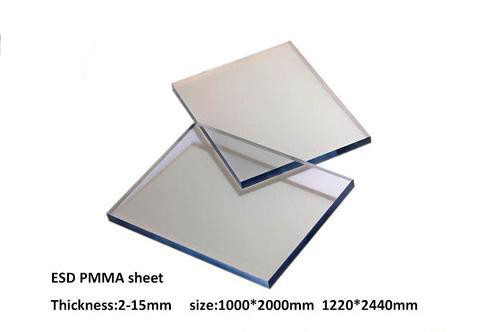 0.8mm Optical  PMMA Anti Static ESD Polycarbonate Sheet