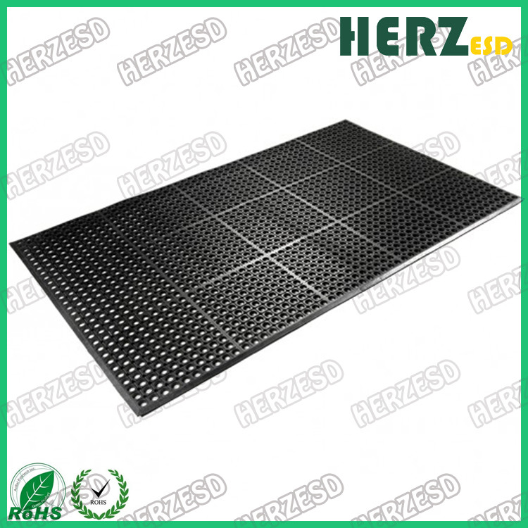 Durable Splicable ESD Rubber Mat / Anti Static Floor Mat Patented