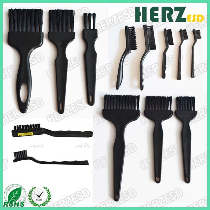 PP Material ESD Safe Cleaning Brush With Highly Conductive Hard / Soft