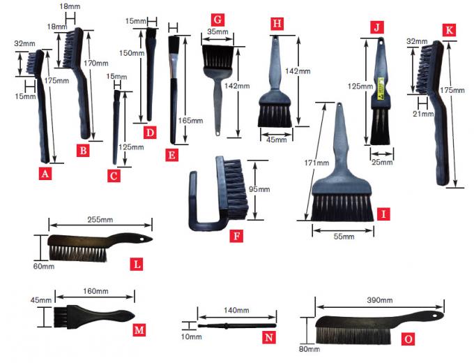 ANSI S2020 PCB Electronics U Style Brush Electrostatic Discharge Tools