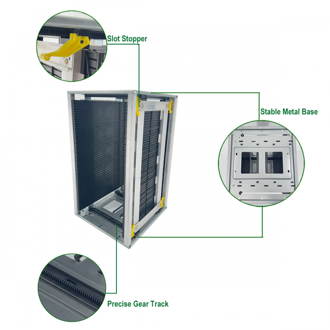 Anti Static Storage Rack SMT Antistatic ESD Magazine Rack Anti Static PCB Storage Cart PCB RACK