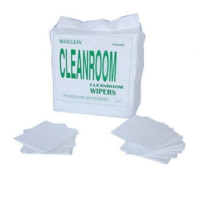 Spunlace Nonwoven 6&quot;X6&quot; Cleanroom Paper Wiper For PCB SMT Cleaning