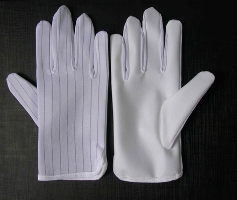 Anti Static Cotton ESD Hand Gloves For Electronics Safety Inspection