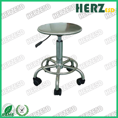 ESD Stainless Steel Antistatic Cleanroom Safety Chair PU Foam Surface  Material