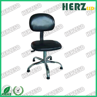 Modern PU Leather Ergonomic Industrial ESD Safe Chairs With Wheels