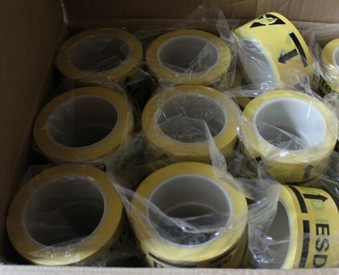 PE / PVC Safety Warning Tape For Floors Walls Danger Barricade Tape