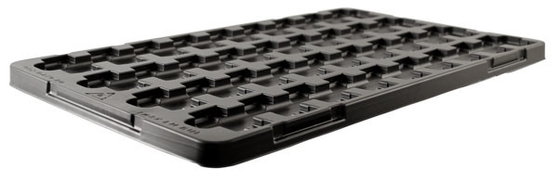 ESD Black Plastic Blister Tray Packing For PCB