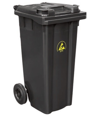 120L Antistatic ESD Plastic Garbage Bin Waste Container For Electronic Factory