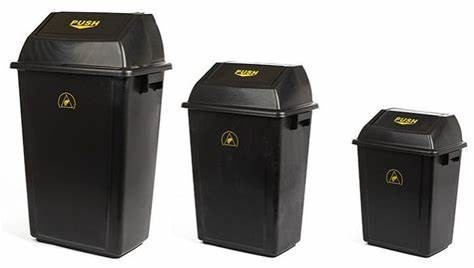 120L Antistatic ESD Plastic Garbage Bin Waste Container For Electronic Factory