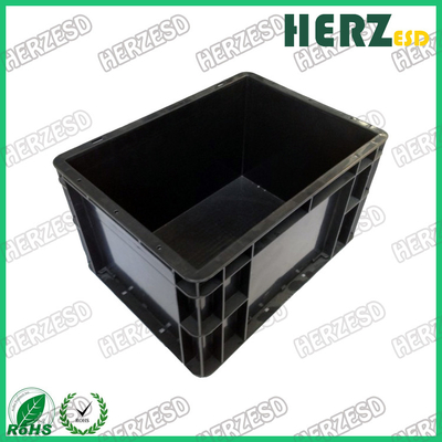ESD Container Bin Anti static Circulation Black Box