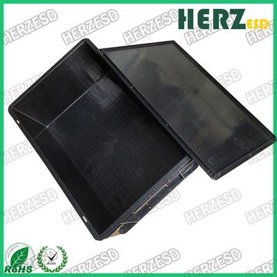 ESD Container Bin Anti static Circulation Black Box