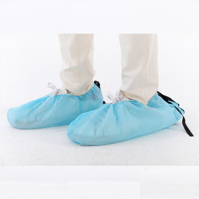 ESD Shoes Cover With Anti Static Conductive Strip, Disposable Nonwoven Cleanroom Shoes Cover