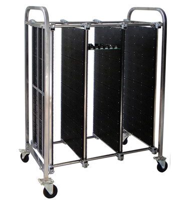 PCB Circulation ESD Trolley Handle Adjustable Customized ESD PCB Storage Circulation Trolley Cart