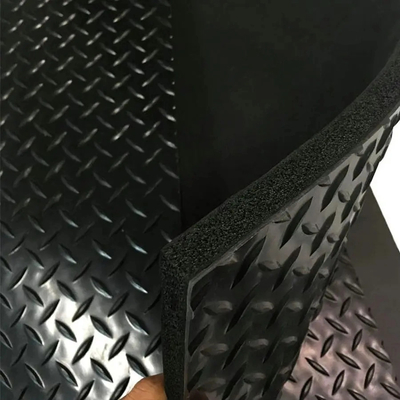 Industrial Yellow Black Antistatic Standing Flooring ESD Antifatigue Mat For Factory Workers
