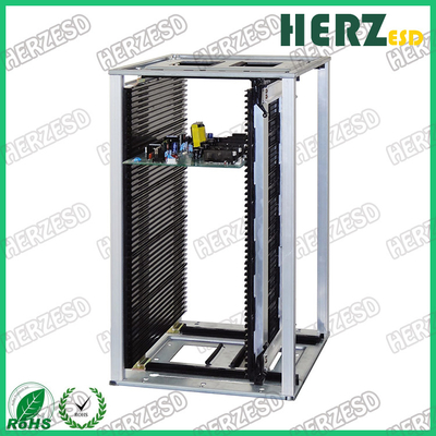 355*320*563mm Handle Type Metal ESD PCB Magazine Rack for SMT and PCB Assembly