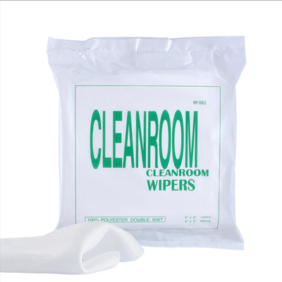 Lint Free SMT Cleanroom Wiper 100% Polyester Laser Cut Microfiber Cleaning Cloth