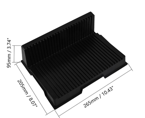 ESD Antistatic L-Type Top PCB Storage Circulation ESD Circulation Rack PCB Tray ESD Shelf Storage Turnover Rack