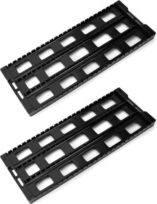 Antistatic ESD Circulation Rack Shelf Black Plastic PCB Rack, 25 Slot Storage Stand Circuit Board Holder