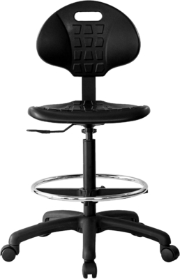 Adjustable Antistatic Lab Chair With Back School ESD Stool Chair Cleanroom Chair