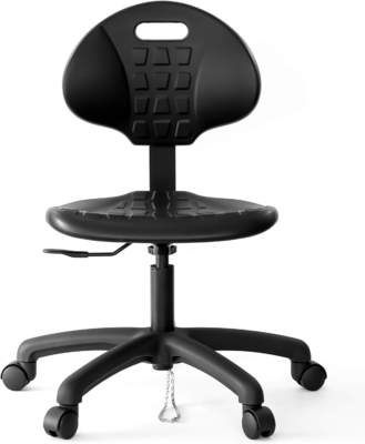 Adjustable Antistatic Lab Chair With Back School ESD Stool Chair Cleanroom Chair