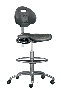 Adjustable Antistatic Lab Chair With Back School ESD Stool Chair Cleanroom Chair