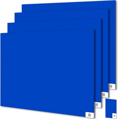 Sticky Mat Tacky Pads Adhesive 30 Sheets / Packs Blue Cleanroom Floor Mats Remove Dirt For Laboratory Hospital Shoes