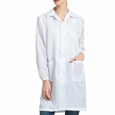 Durable ESD Smocks For Electronics Manufacturing And Assembly Antistatic Workwear Labcoat