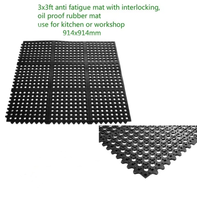 Anti-Static Rubber Hole Mat  Static Dissipative Rubber Mat Punctured Anti-Static Rubber Mat