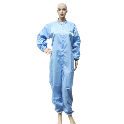 Antistatic Cleanroom Suit ESD Polyester Jumpsuit Work Clothing Lab Coat