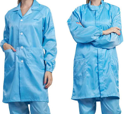 ESD Protective Coverall for Electronics Semiconductor Cleanroom