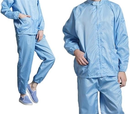 Antistatic Coverall ESD Smock Garment Dust Proof Reusable ESD Clothes Jumpsuit Workwear Jacket