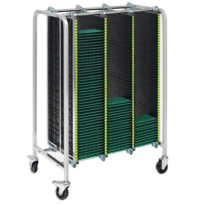 900*675*1300mm Smt Pcb Rack Trolley Adjustable Esd Pcb Storage Trolley Antistatic Esd Pcb Storage Trolley