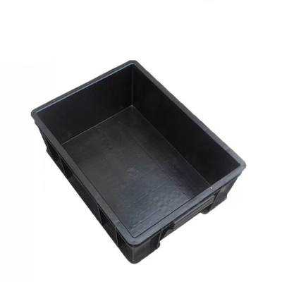 Black ESD Circulation Box Antistatic Storage Crate Bin Box