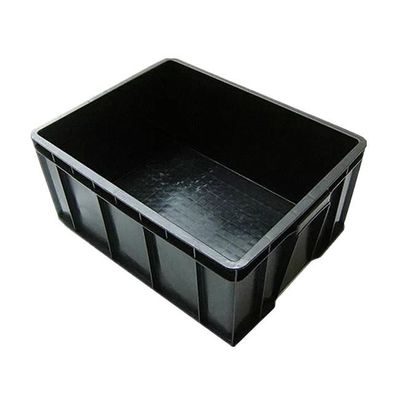 ESD Plastic Storage Box with Lid – Conductive & Anti-Static Crate