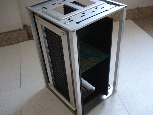 355*320*563mm ESD PCB Magazine Rack Antistatic SMT PCB Storage Cart For PCB Production Line