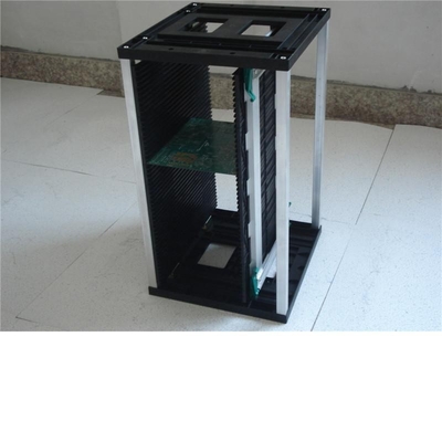 355*320*563mm Handle Type Metal ESD PCB Magazine Rack For SMT And PCB Assembly