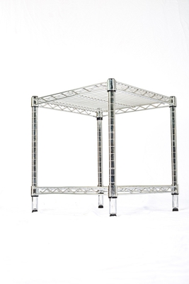 Customized ESD Storage 4 Layers Shelf Trolley Wire Mesh Shelving Cart