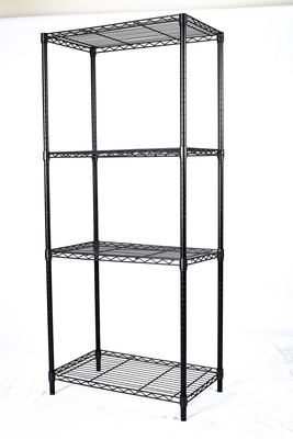 Customized ESD Storage 4 Layers Shelf Trolley Wire Mesh Shelving Cart