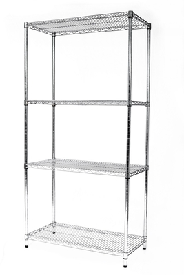 Customized ESD Storage 4 Layers Shelf Trolley Wire Mesh Shelving Cart