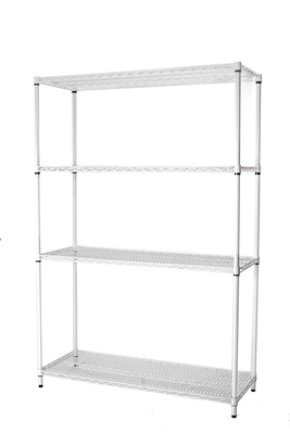 Customized ESD Storage 4 Layers Shelf Trolley Wire Mesh Shelving Cart