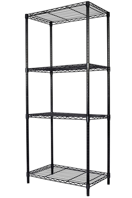 Customized ESD Storage 4 Layers Shelf Trolley Wire Mesh Shelving Cart