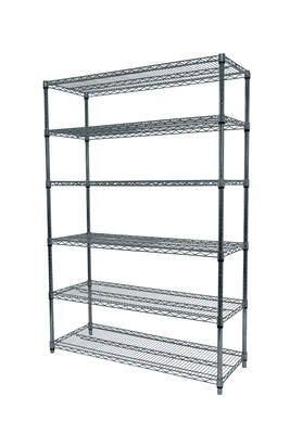 Customized ESD Storage 4 Layers Shelf Trolley Wire Mesh Shelving Cart