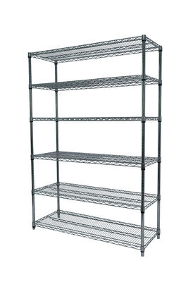 ESD Shelf Trolley Customized 4 Layers with Wire Mesh Shelving Storage Cart