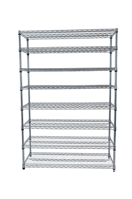 Customized ESD Storage 4 Layers Shelf Trolley Wire Mesh Shelving Cart