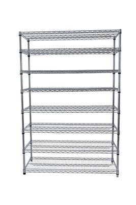 ESD Shelf Trolley Customized 4 Layers with Wire Mesh Shelving Storage Cart