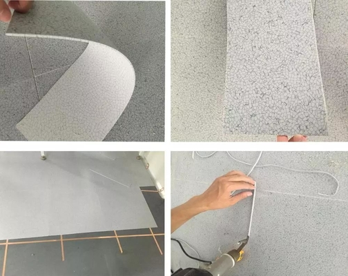 ESD Vinyl Flooring Conductive / Antistatic Floor Tiles ESD And Antistatic Solution